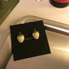 Silver Needle Dongdaemun Fresh Colorful Earrings - Simple, Versatile, Luxury Studs with a High-End Sense
