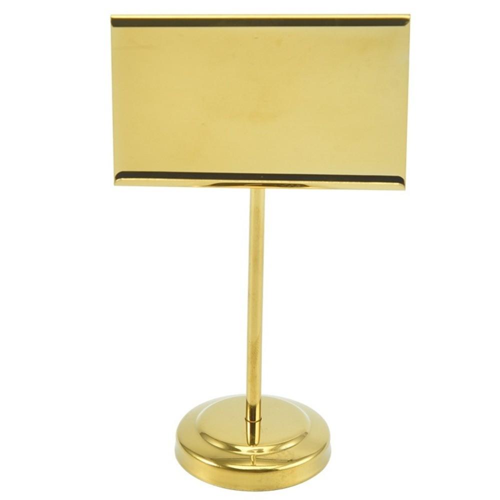 Multifunctional Stainless Steel Place Card Holder Gold/Silver/Black Multifunctional Table Number Stand Seat Card Clip Restaurant