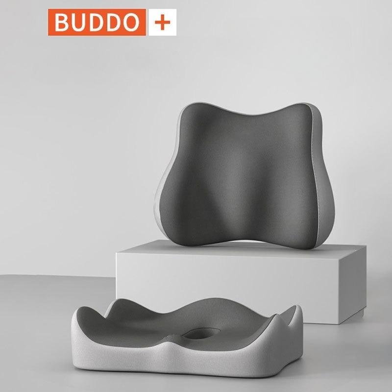 2pcs/1pc Ergonomic Lumbar Support Cushion | Double Padded Hip & Back Protector with Breathable Polyester Cover, Machine Washable