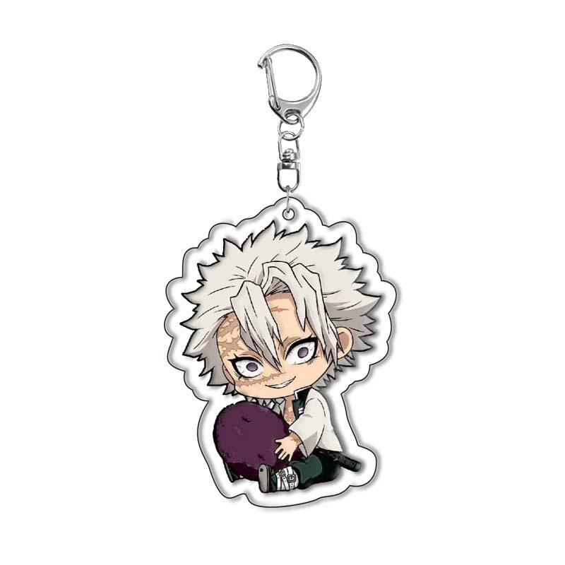 Demon Slayer Kimetsu No Yaiba Tanjiro Nezuko Acrylic Durable Keychain Pendant Anime Merchandise Custom Ready Stock