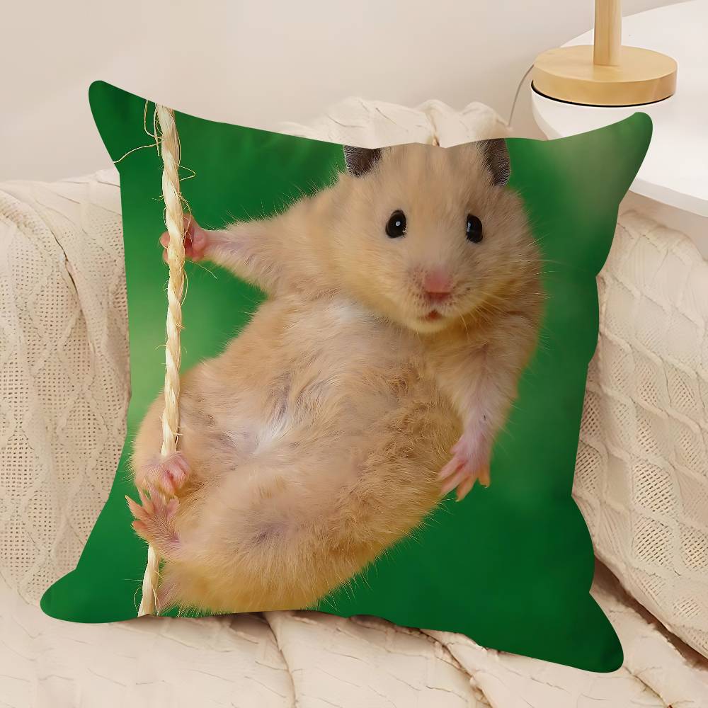 Niedliche Hamster Kissenbezüge Heim Bettwäsche Dekorative Kissenhülle Hochzeit Superweicher Kissenbezug