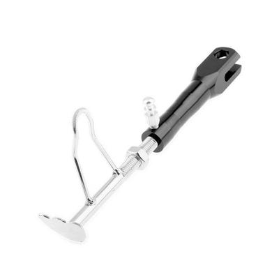 Kickstand Side Stand Adjustable Aluminum Alloy Motorcycle Black
