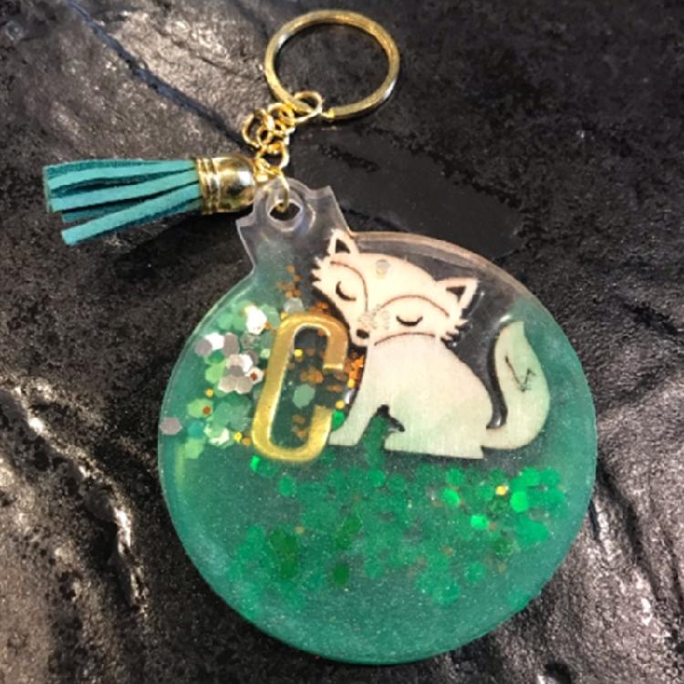 Resin Silicone Circle Keychain Molds Christmas Ornament Molds for Jewelry Making