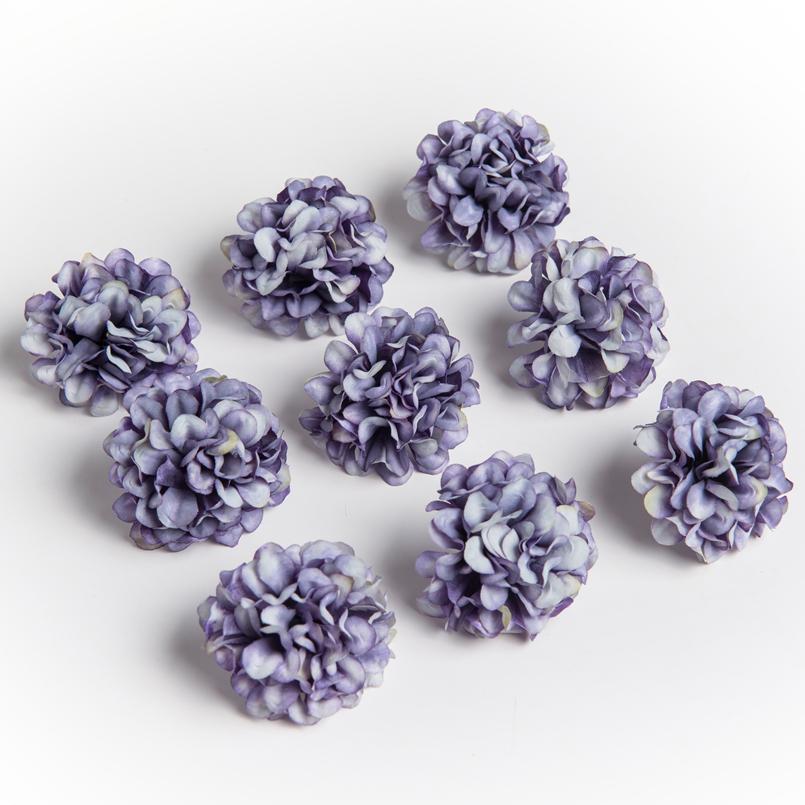 Artificial Flowers Ball Material Silk Carnation Wedding festival Decorative Wreath Home vase table Bride Brooch DIY gift props