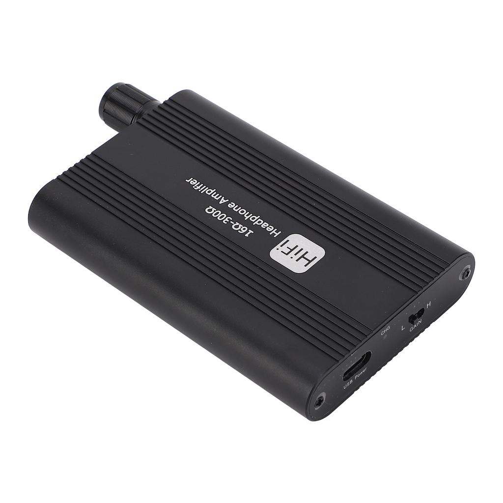 Portable HiFi Headphone Amplifier Volume Adjustment Bass Control Rechargeable 3.5mm HiFi Earphone AMP for MP3 MP4 Phone