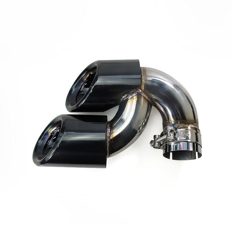 19-21 BMW X5 X6 G05 G06 Černý Chrom Nerezová Ocel Koncovka Výfuku