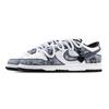 Nike Dunk One Eyed Hip Hop 1 Abrasion Resistant Low top Skateboard Shoes Unisex Gray White HF5441-100(Team773-1)
