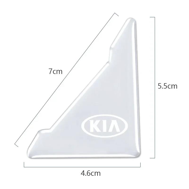 4Pcs Car Door Bumper Sticker Dash-proof Buffer Adhesive For KIA EV6 Sorento Niro Stinger Ceed Carnival K5 K9 Soul Carens VQ Cade