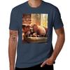 Elephant Portrait Resting Elephant Tshirt Large Size Basic Casual Tshirt