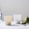 Dolce Duo Pair of Glass Cups with Traditional Japanese Hemp Leaf Gift Set Pattern, Lightweight, Design, 390ml, (CS-1526)