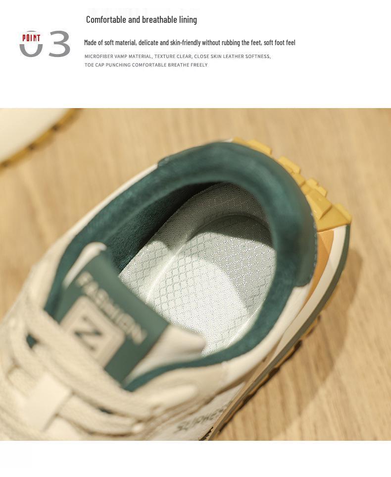 Putian Men's Thick-Soled Leather Sneakers - Trendy Autumn Running & Casual Shoes for Teens 