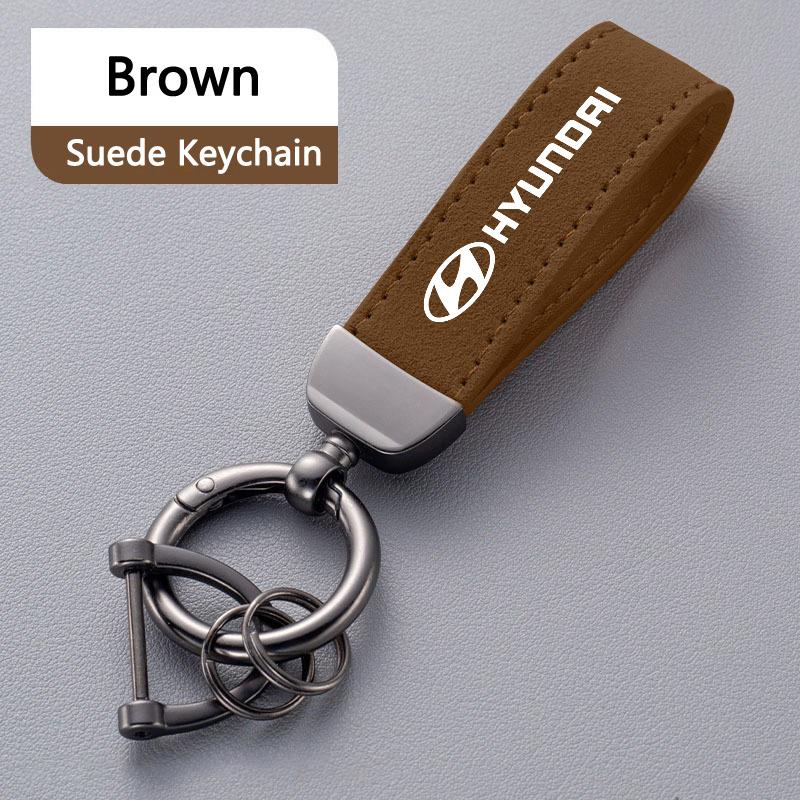 Mode mocka bilmärke nyckelring nyckelring nyckelring hänge för Hyundai i30 tucson accent hyundai i20 ix35 Interiörtillbehör