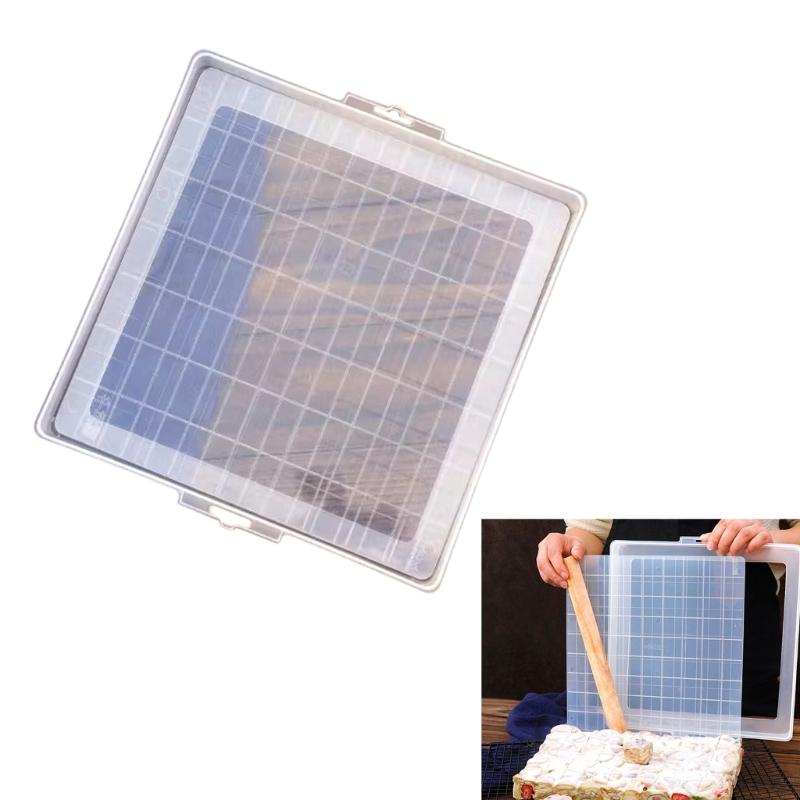 Plastic Nougat Mold Snowflake Crisps Mold Sugar Cutting Tool Snow Cake Making Tray Nougat Baking Plate Pastry Tool