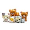 5PCS/set Cute Cat Action Figure Toy Cartoon Anime Kuma Bear Cosplay Cat Doll Collectible Model Toys Mini DIY Best Gift