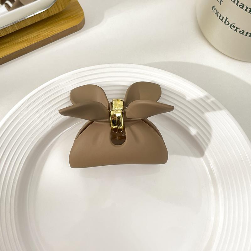 Massive schwarze matte große Haarklammern aus Acryl, Haarnadeln, Hai-Clip, Haarspange, Krabben-Haarspangen, Kopfbedeckung für Frauen, Haar-Accessoires