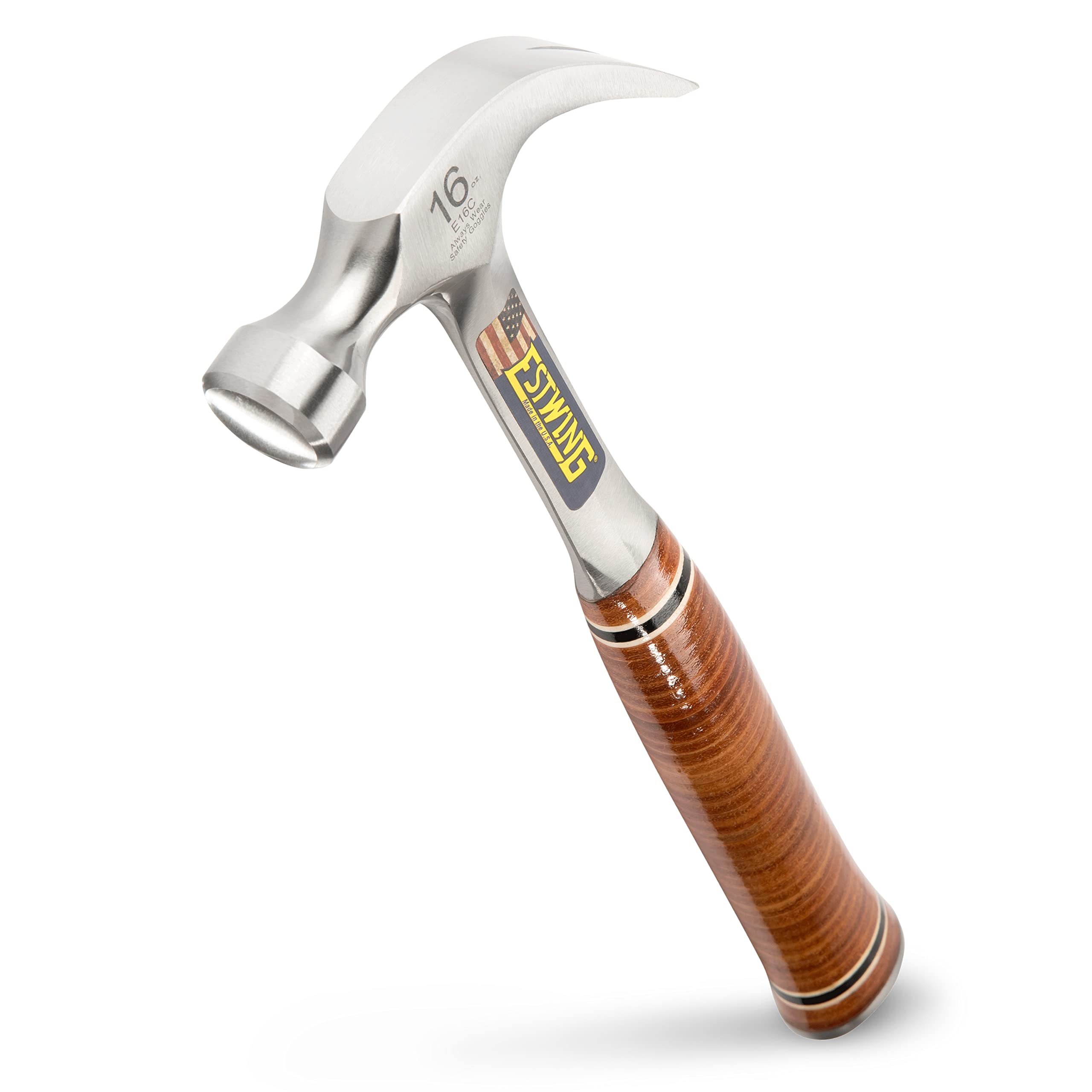 

Estwing Claw Hammer 16oz 10103 (Leather Grip) E-16C