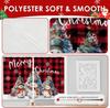 Snowman Christmas Kitchen Curtains Set of,Red Plaid Short Window Treatment Tier Curtains for Kitchen Over Sink Dining Room Decor