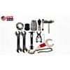 9PCS Bike Repair Tool Kit Crank Chain Cutter Extractor Freewheel Puller Crank Puller Spoke Wrench Complete Bike Maintenance Kits