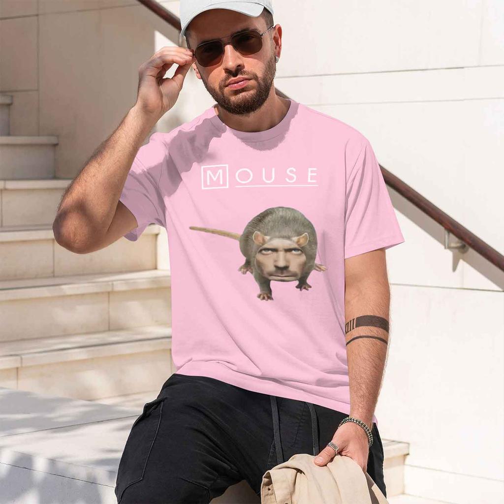 Funny Animal Face Design Unisexs Tshirt Mouse Theme Casual Wear For Spring And Summer Gifts For And Family 2026 New Model Shorts