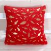 Hot Stamping Plush Leaf Series Pillow Pillow Case Pillow Bed Bedside Pillow