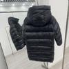 Winter Girls Boys Cool Long Duck Down Hooded Jacket Baby Kids Children Warm Thick Coat Outerwear