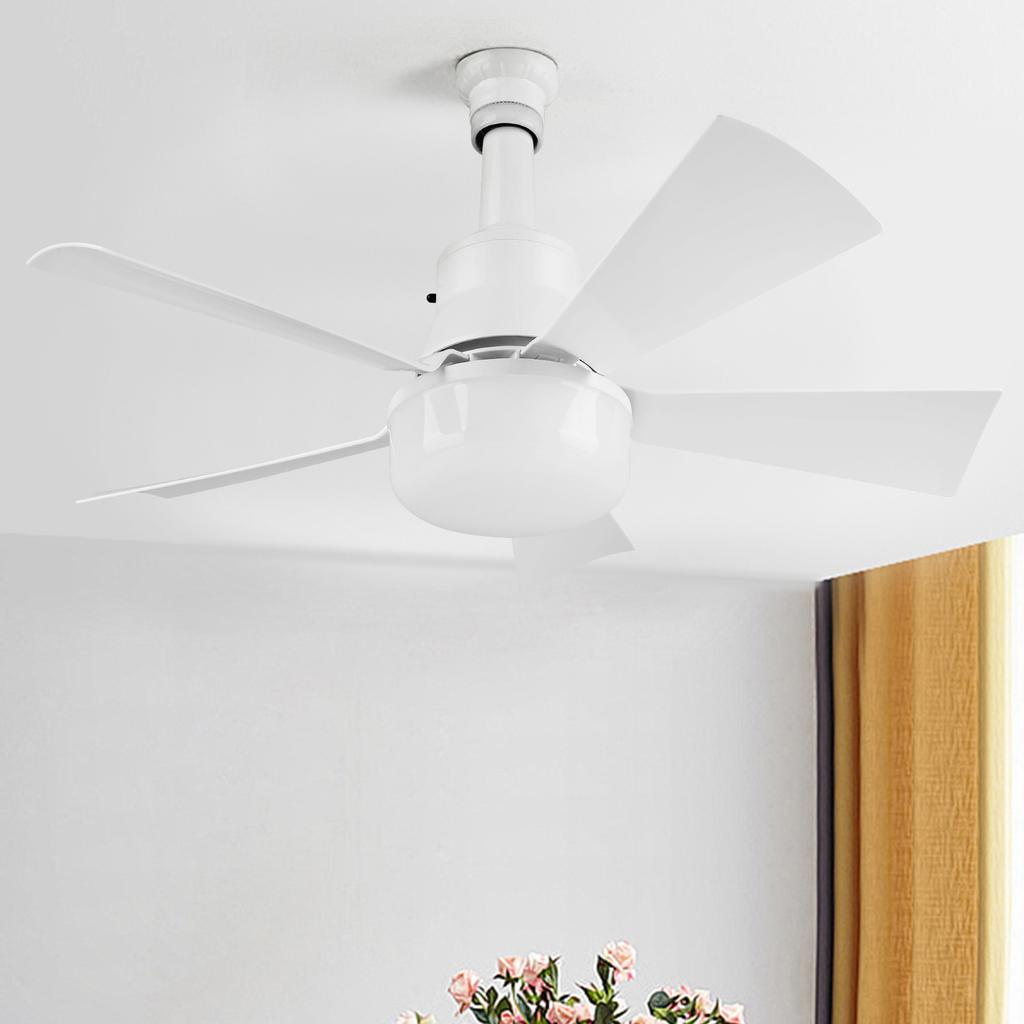 Ceiling Fan with Light Ceiling Fan Light Remote Control LED Light Fan 3 Light Colors Timing Wireless Fan for Living Room Bedroom