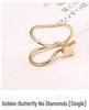 Korean Pearl and Diamond Star Ear Cuffs - U-Shaped Temperamental Stud Earrings