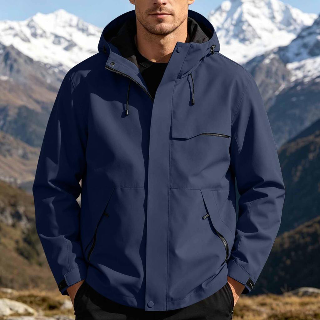 Men's Lightweight Outdoor Jacket Windproof for Spring and Fall Hiking