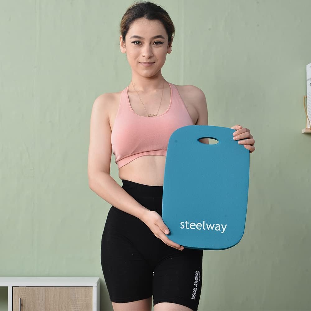 Steelway Urethane Knee Extra for Bicycle and as a Comfortable Foam Knee Pad for Baby Baths and as a Knee Cover Pads, Thick, Gardening, Repair, Yoga,