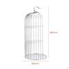 Birdcage Pastry Stand Stainless Steel Three-Tier Curved Top Hook