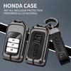 Zinc Alloy Car Smart Remote Key Case Cover Shell For Vezel City Civic Jazz BRV BR-V HRV Protector Fob Keychain Accessories