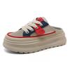 Zy1828 Mesh Semi-Drag Women'S Summer Breathable Mesh Shoes Women'S Shoes Platform Sandals Heightening Versatile Slippers