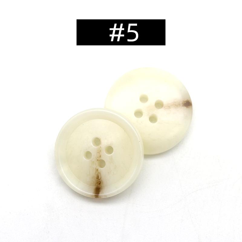 20Pcs Resin 4 Holes Buttons Sewing Accessories Size Complete For Clothing Decorative Plastic Buttons Handmade Diy