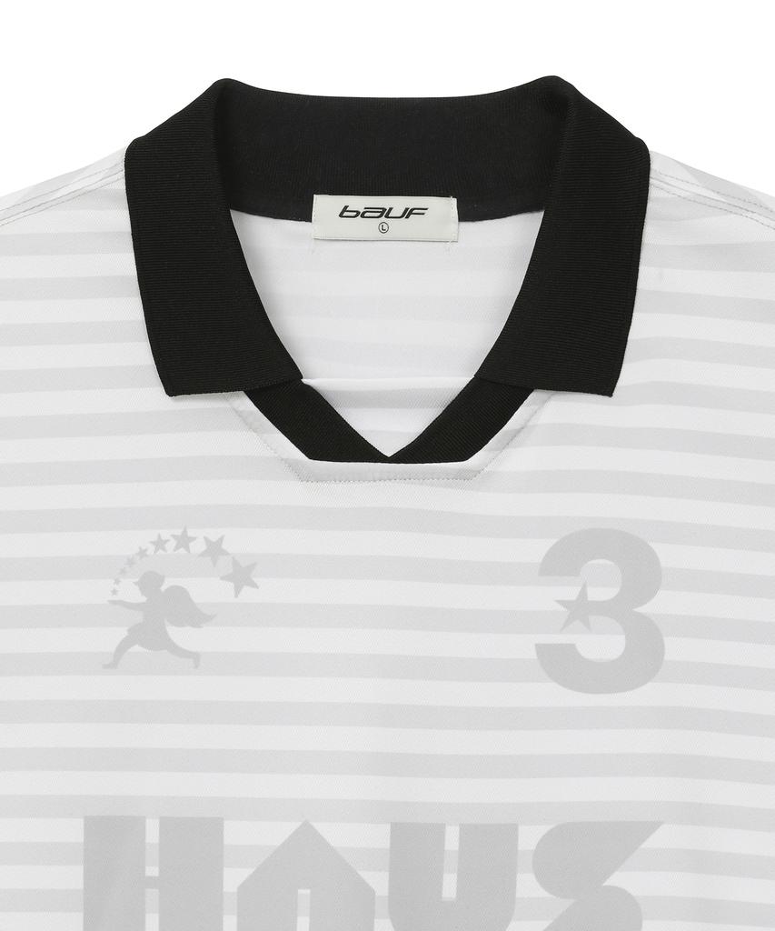 BAUF Haus Striped Jersey T-Shirt [Gray]