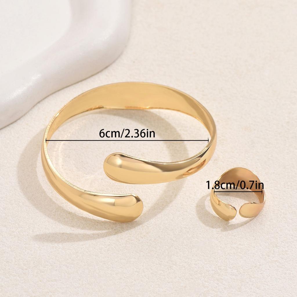 Personalized Opening Adjustable Ring Bracelet