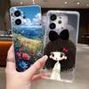 For Realme GT 6/6T/Neo6/Neo6 SE Bumper Soft Silicone TPU Clear Casing Fashion Cartoon Rabbit Painted Anti-fall Soft Cover