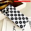 Black and White Floral Pattern Phone Case All inclusive film hard phone case, compatible with iPhone 18 Pro Max 17 16 15 14 13 12 11