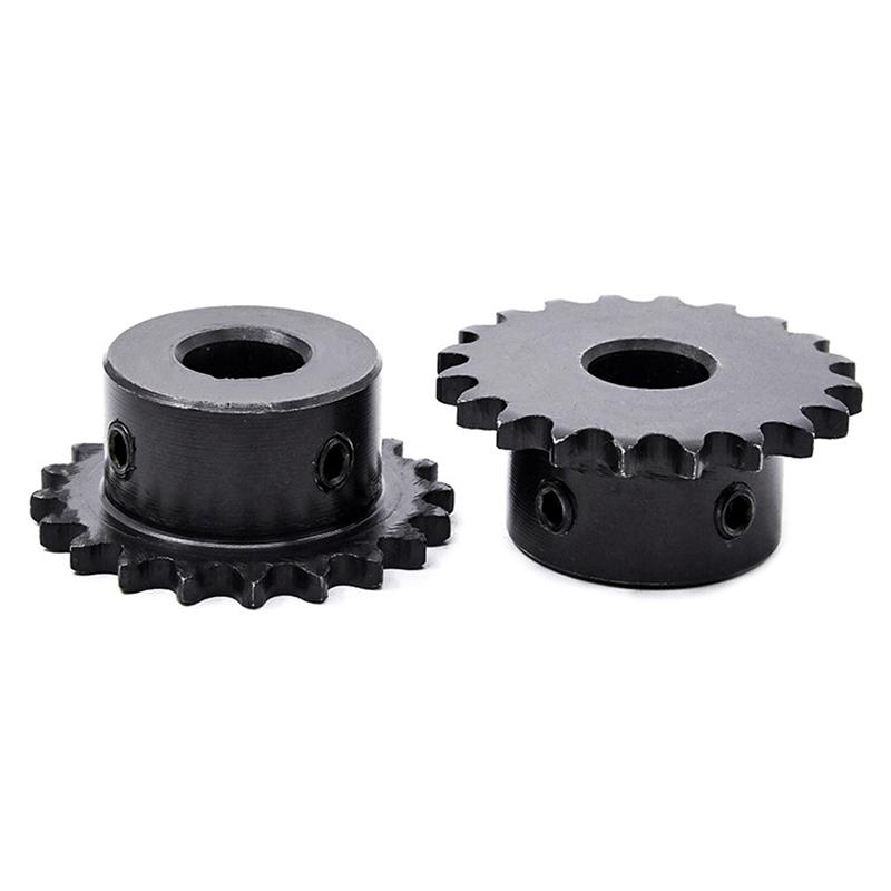 04C Chain Gear 10 Teeth Industrial Sprocket Wheel With Top Wire Bore 5/ 6/8/10Mm