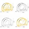 Creative Stainless Steel Iron Napkin Holder Modern Style Stable Paper Dispenser Rack Napkin Organizer Table Decoration