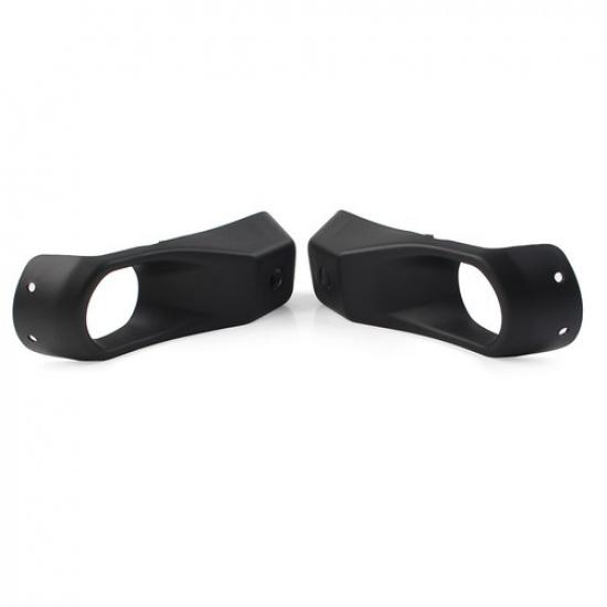 1 Pair Front Fog Lamp Cover Black For Jeep Wrangler JL 2018-2022