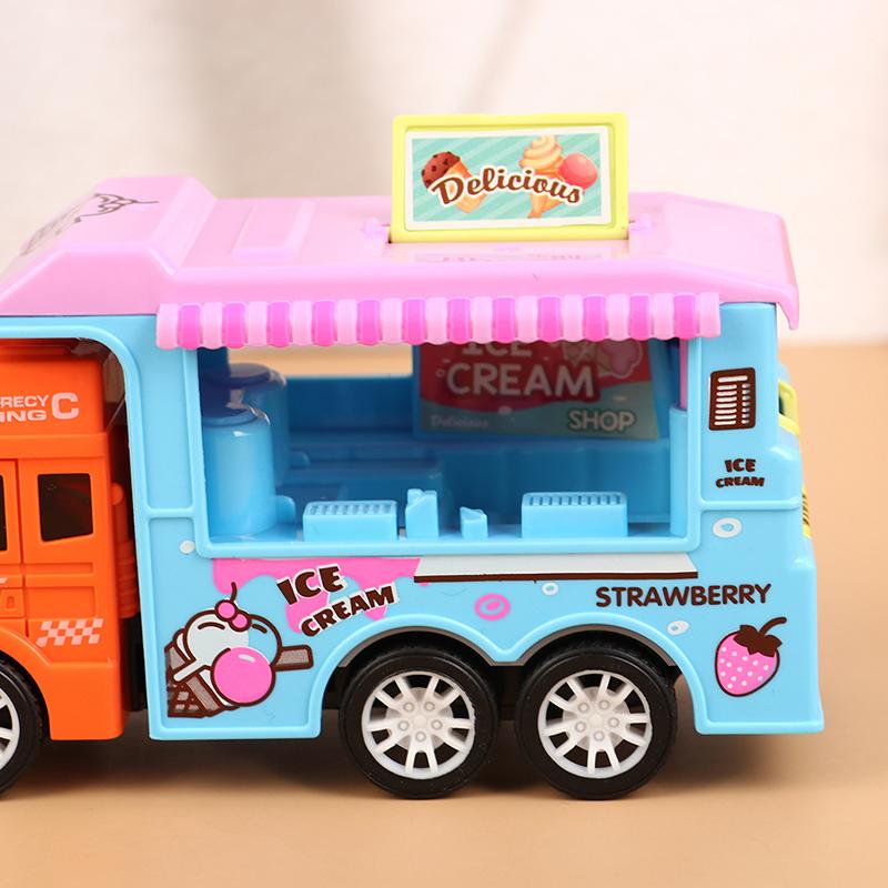 New Ice Cream Candy Car Modle Play Toys Candy Car Ice Cream Candy Cart House Brain Game Kids Toys Children'S Gift