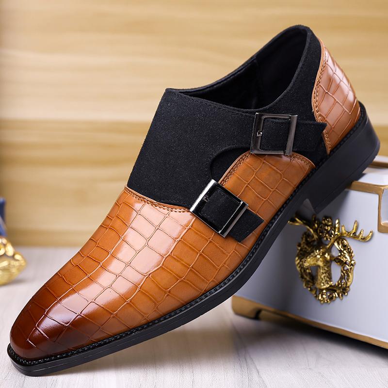 Hot-selling Men's Leather Oxford Shoes Breathable Slip-on Flats Fashion Man Casual Shoes Formal Business Shoes Holiday Loafers