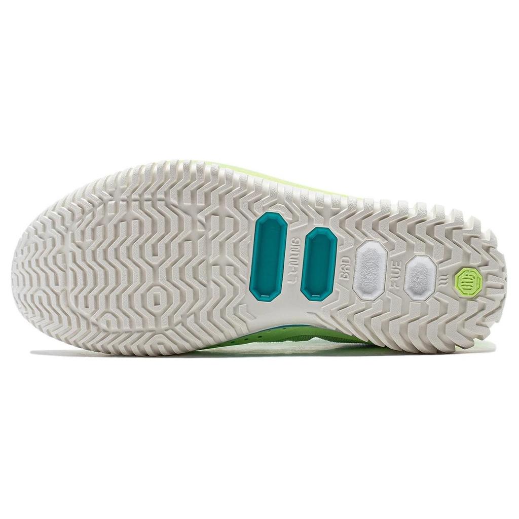 Li Ning Anti-5 Low Shock Absorption Non-Slip Basketball Shoes Men sneaker Fluorescent-Ice-Yellow ABFU005-2