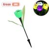 1-10PCS Solar Tulip Light Auto on At Dusk Waterproof Outdoor Garden Patio Decorative Night Lamp for Landscape Pathway Lawn
