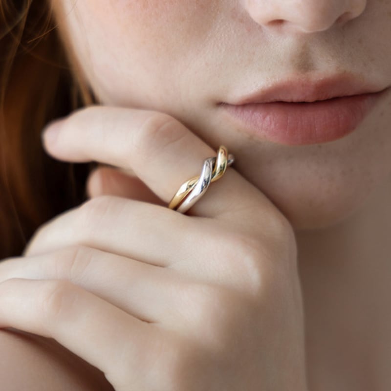 TATIANA Dual Twist Ring CR1888