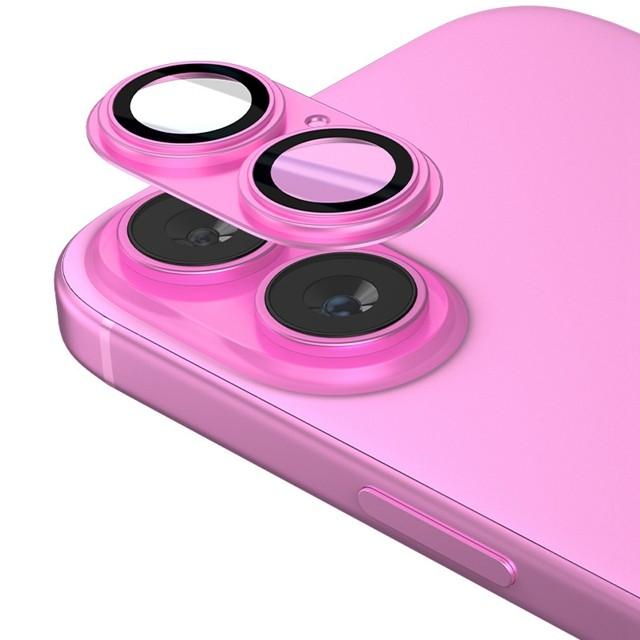 

Metal Camera Glass For iPhone 16 Plus Metal Camera Alloy Ring Protector Back Cover For iPhone 16Plus 16+ Camera Lens Accessories For iP 16 16Plus