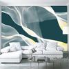 Size Wallpaper Modern Abstract Wallpaper Ink Line Art Gold Murals Living Room Home Decor 3D Wall Stickers