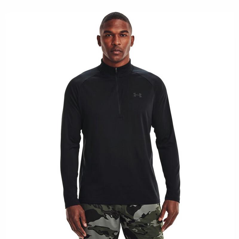 Under Armour Men s 1/2 Zip Long Sleeve Running T-Shirt 2XL