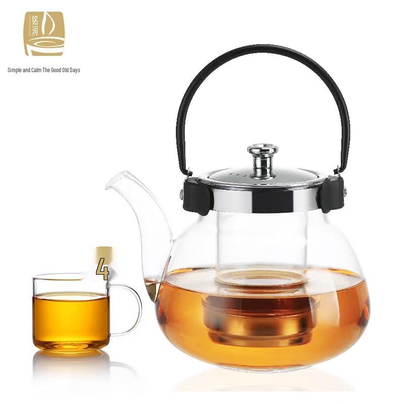 

MINGRUN Heat-Resistant Glass Tea Set with T3 Teapot