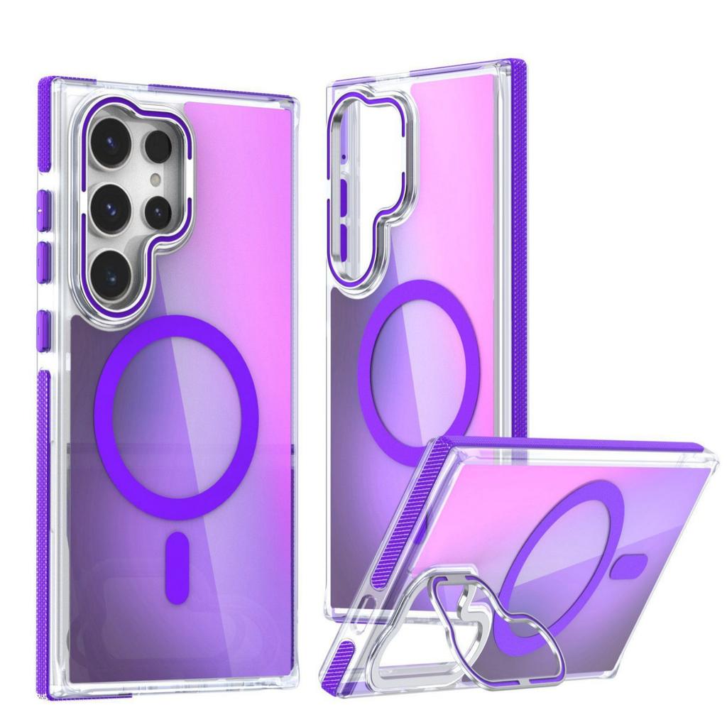 Suitable for Samsung S25 ULTRA Dual Color Xuncai Mobile Phone Case Lens Bracket Protection Case